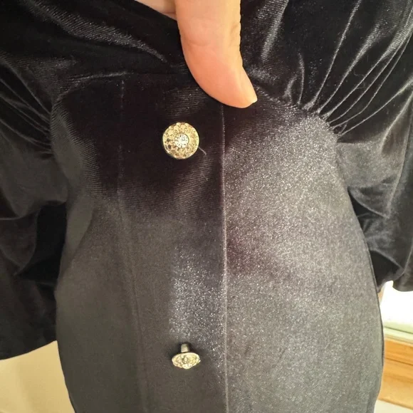 NWT zara velvet dress - Picture 9 of 9